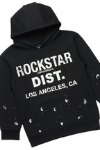 Boys Raffer Black/White Stacked Pant Set