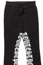Konnor Black/White Stacked Flare Pants