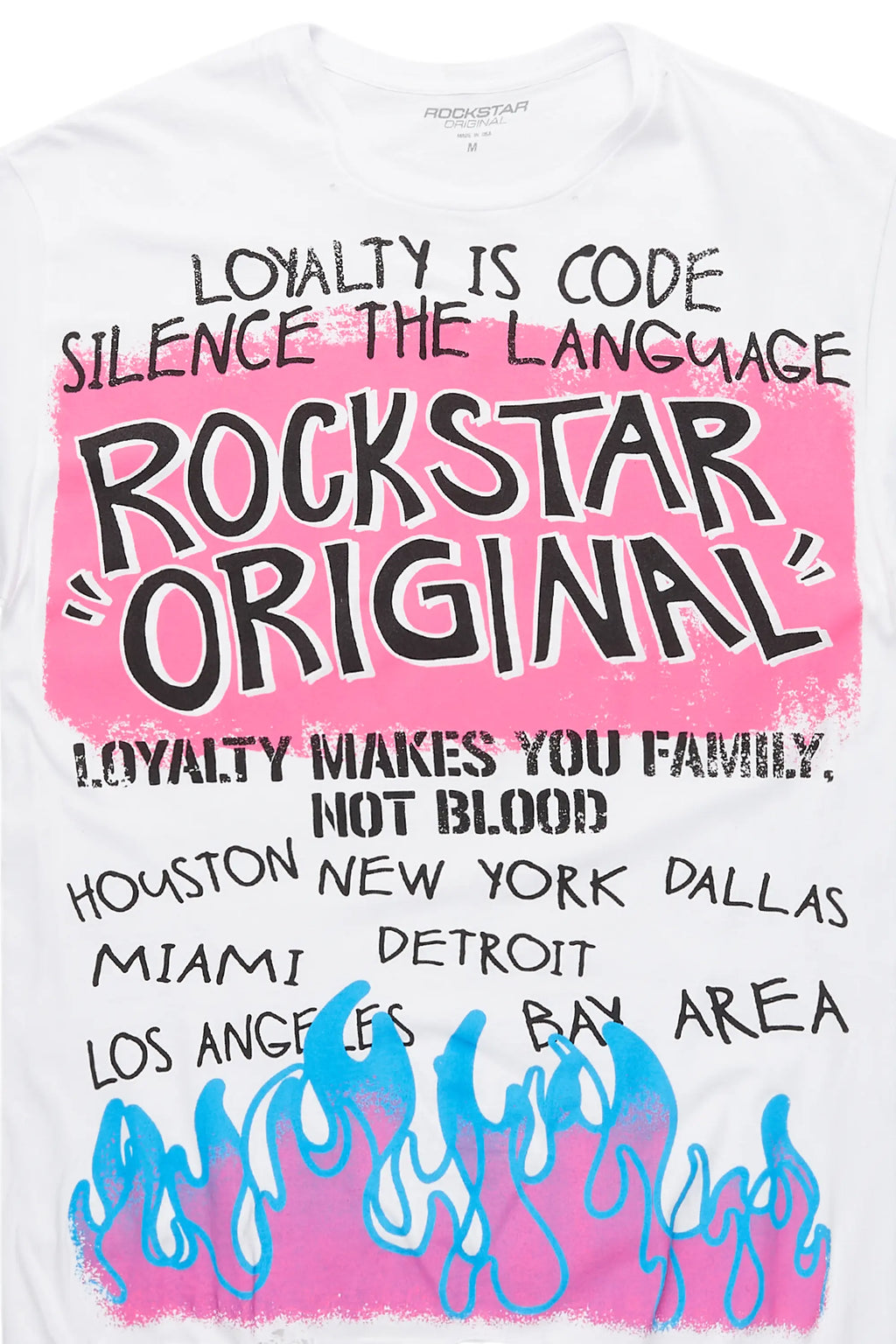 Beno White Oversized Graphic T-Shirt