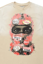 Juleisha Beige Oversized T-Shirt