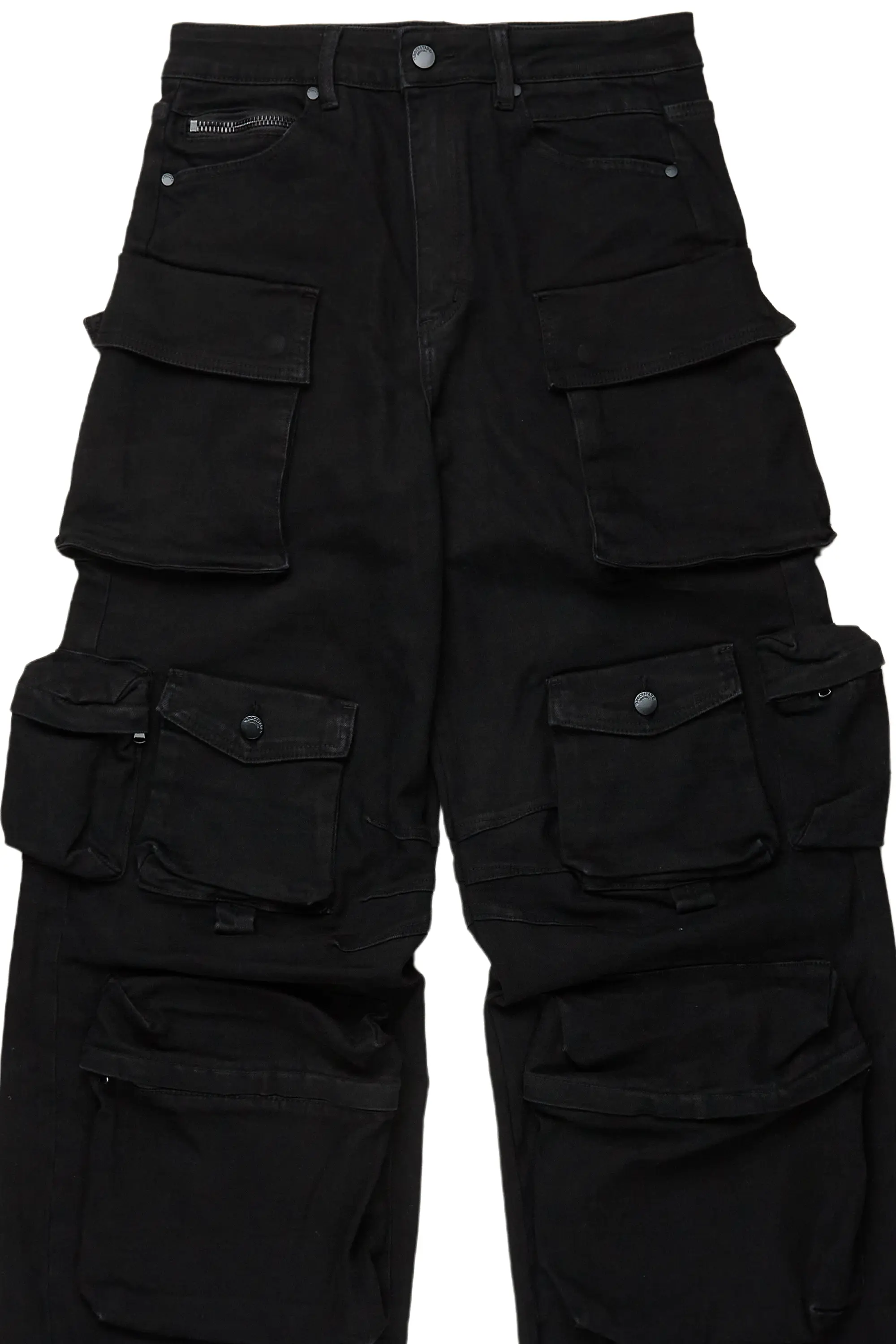 Mahesh Black Baggy Cargo Jean