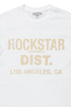 Boys Koen White/Beige Graphic T-Shirt