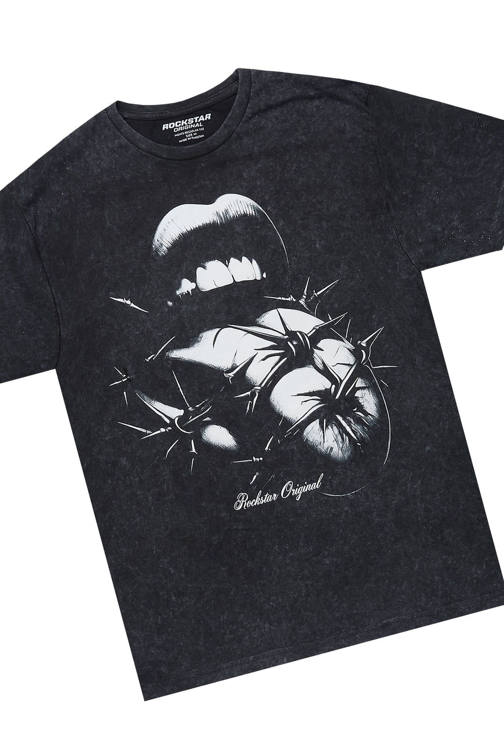 Schmear Vintage Black T-Shirt/Stacked Flare Jean Bundle