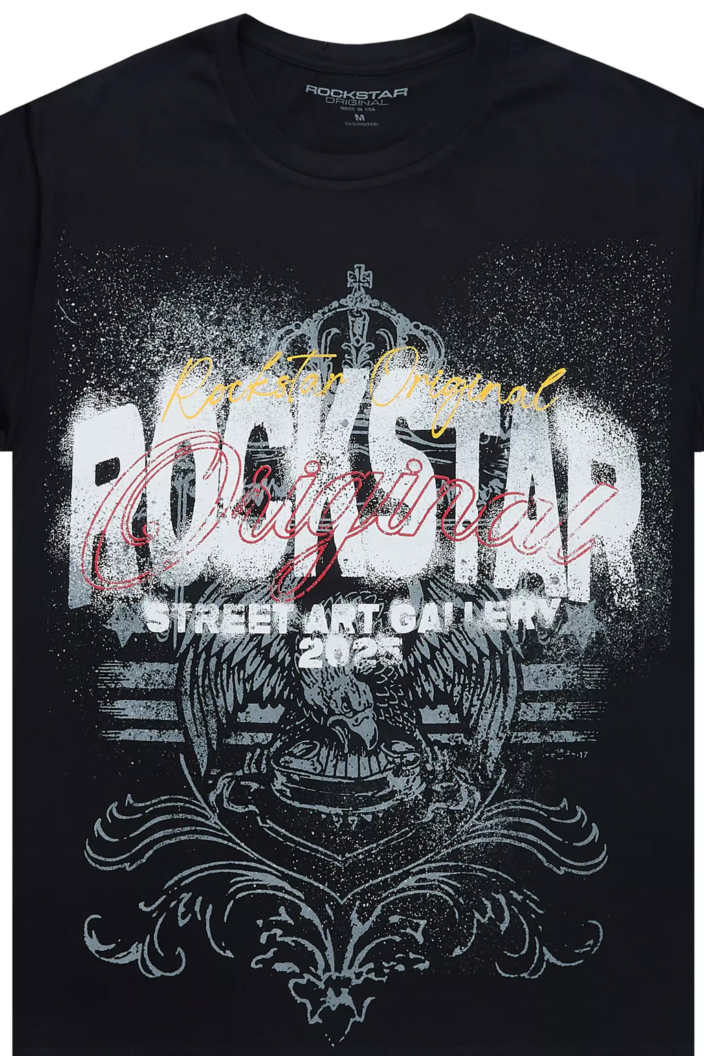 Irix Black Oversized Graphic T-Shirt