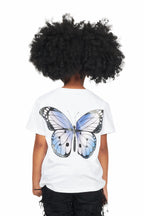 Girls Eleanor White Graphic T-Shirt