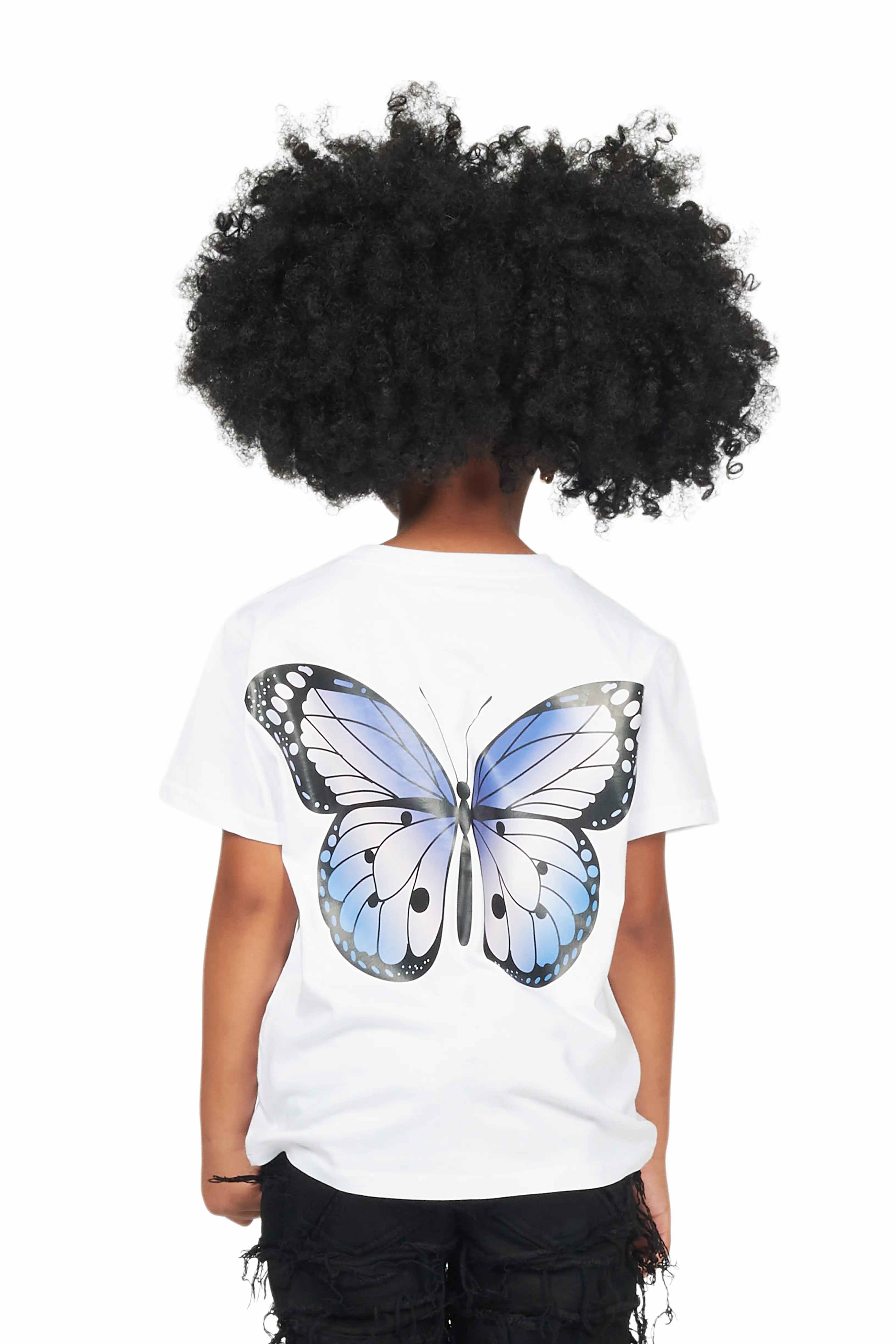Girls Eleanor White Graphic T-Shirt