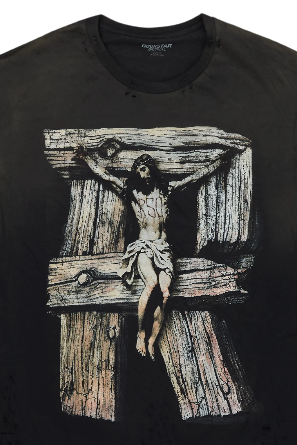 Netto Black Graphic Muscle T-Shirt