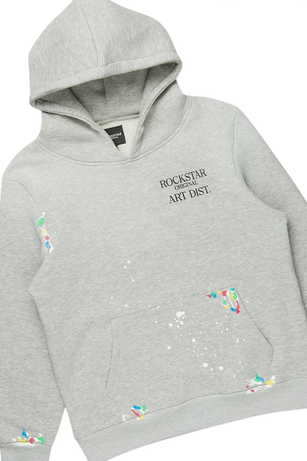 Rockstar Art Dist. Heather Grey Hoodie/Stacked Flare Set