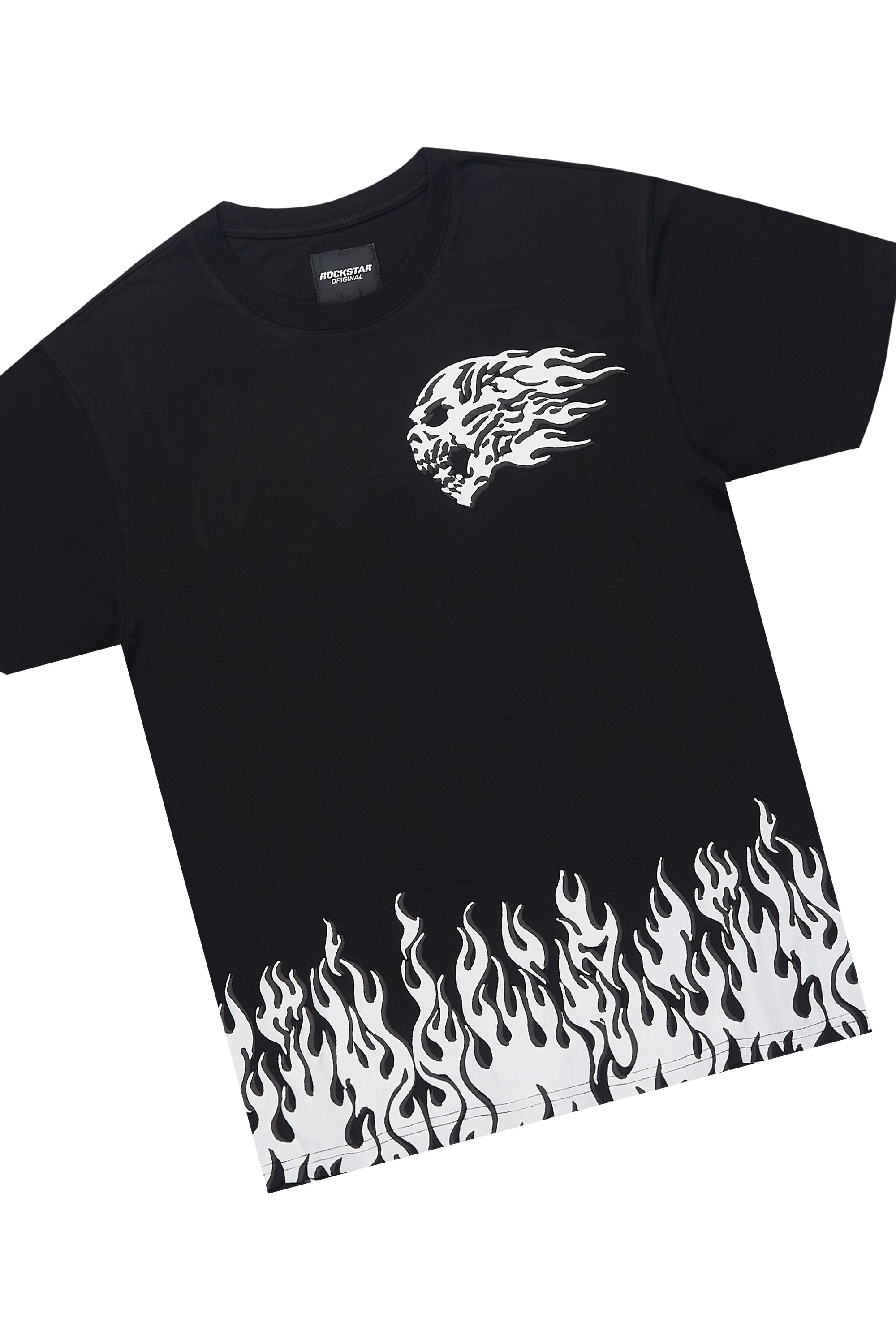 Bubble Black T-Shirt/Short Set