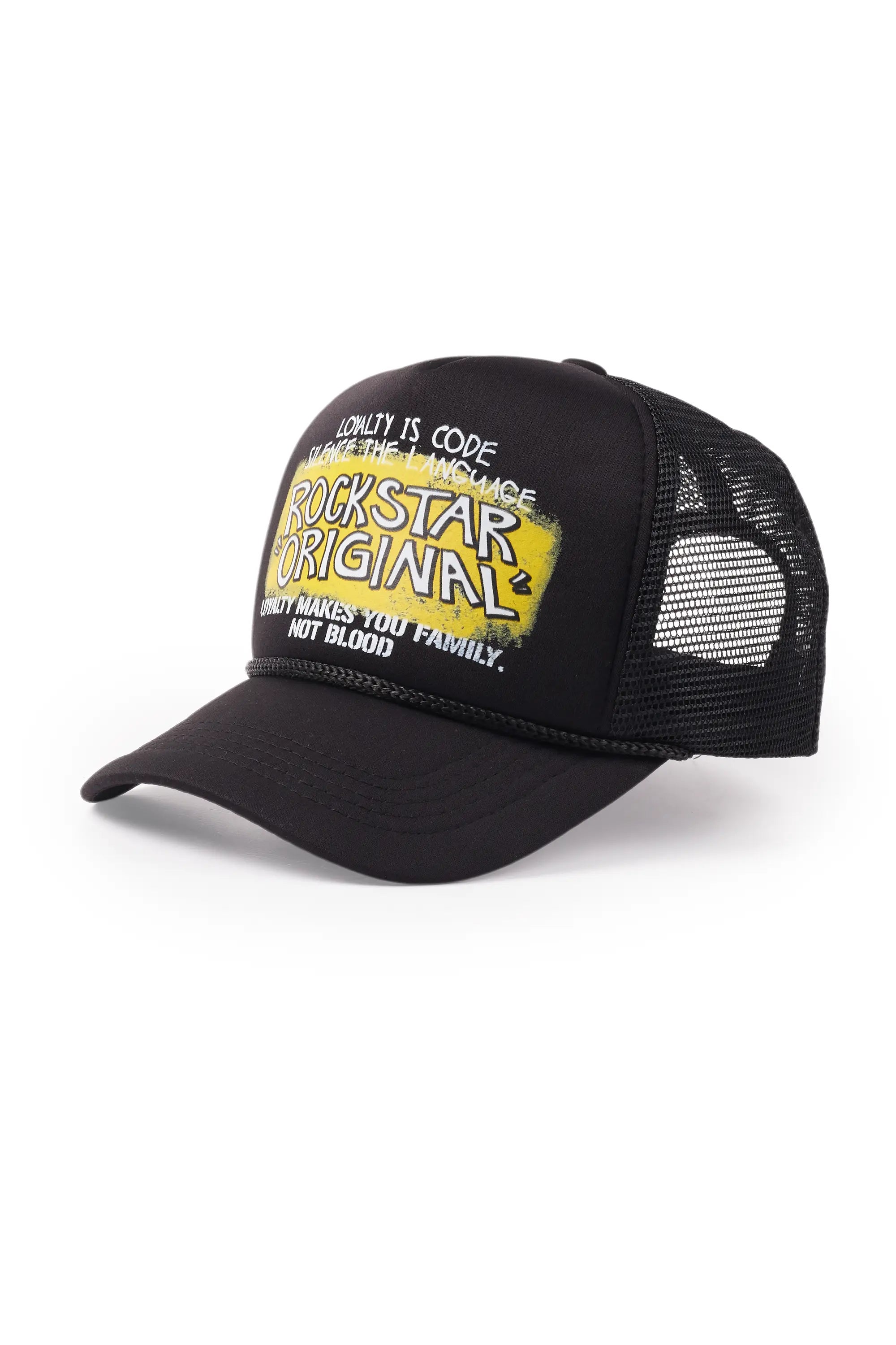 Bridgette Black Trucker Hat