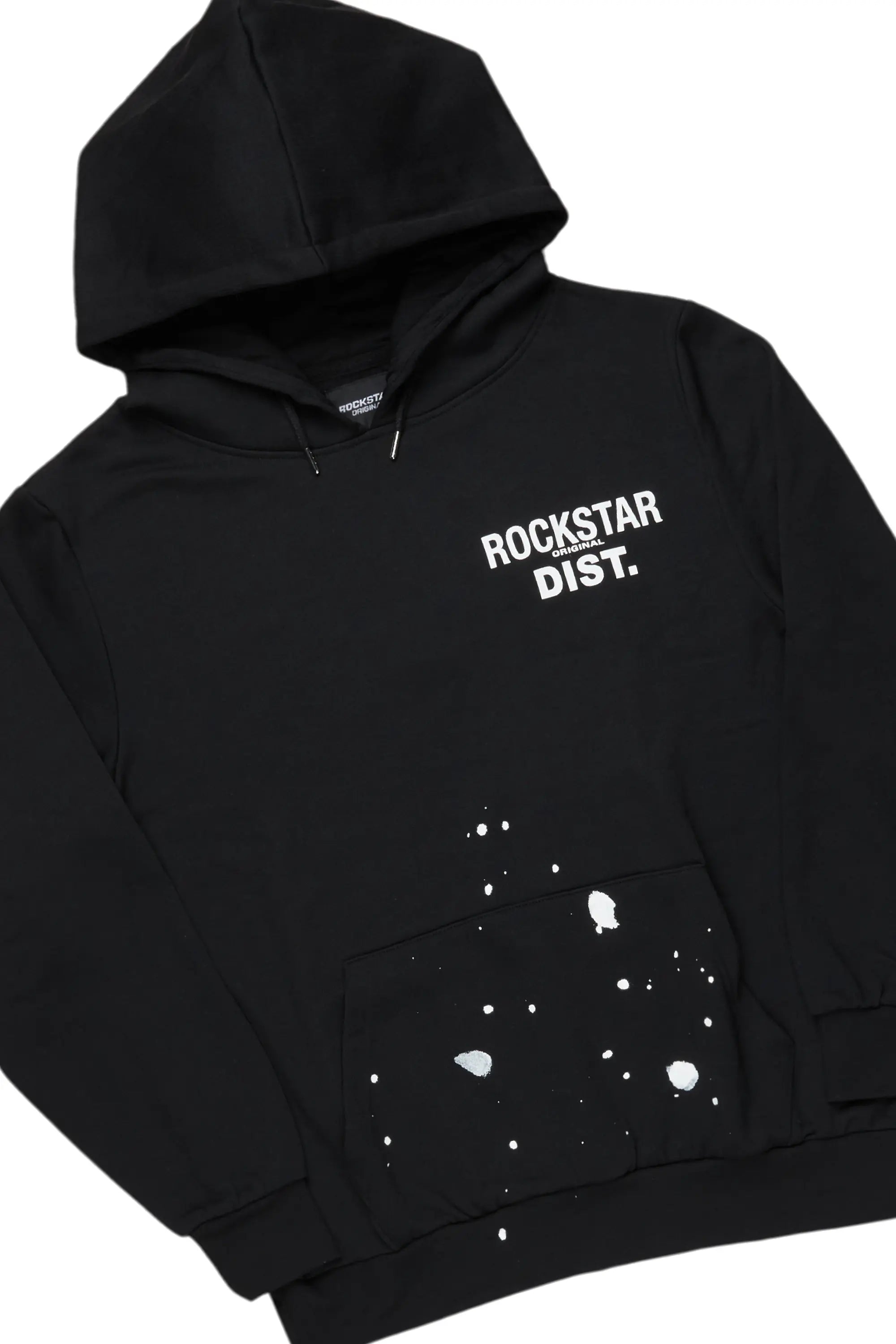 Raffer Black Hoodie/Super Stacked Flare Track Set