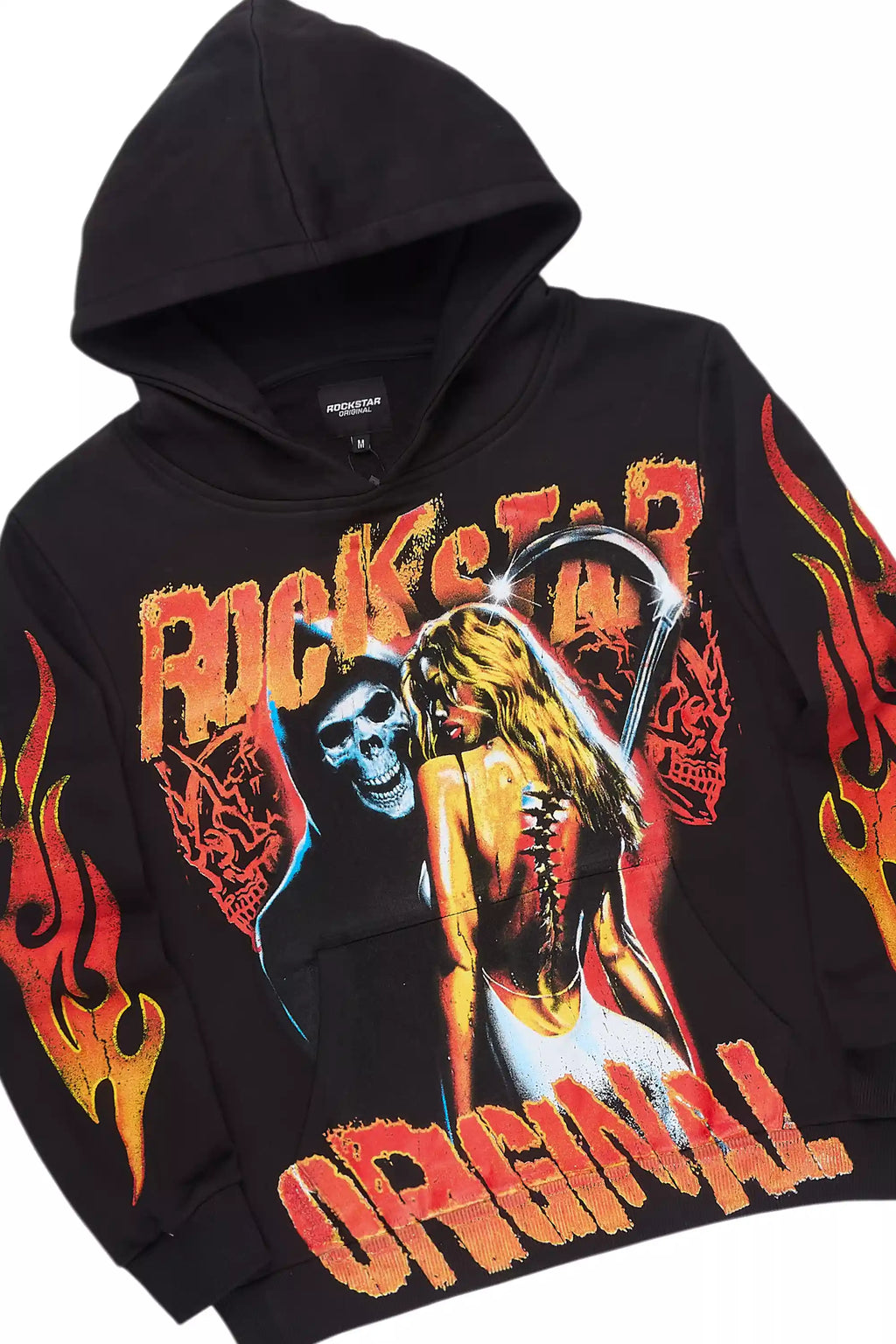 Zo Black/Orange Hoodie/Super Stacked Track Set