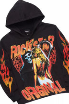 Zo Black/Orange Hoodie/Super Stacked Track Set