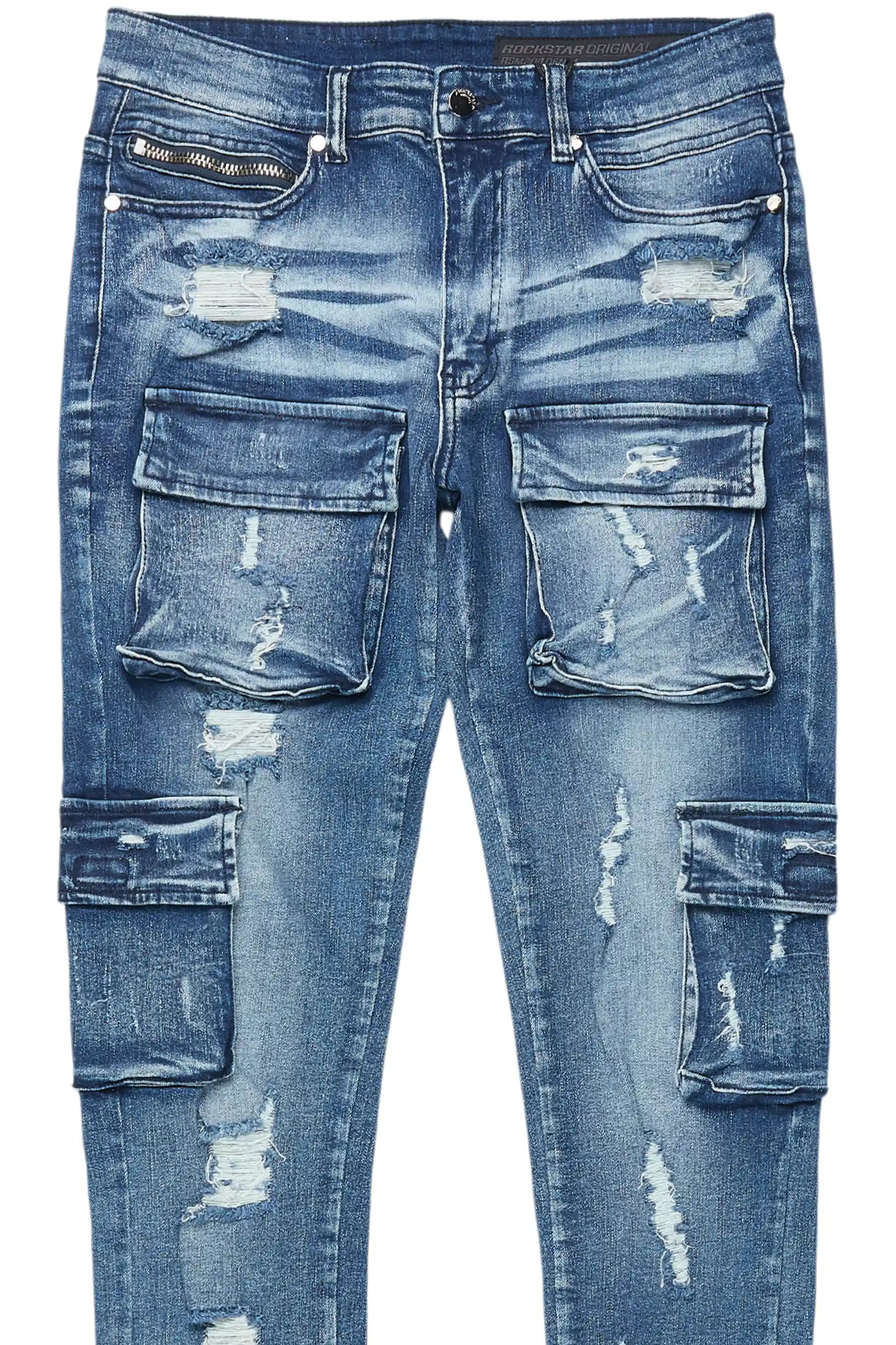 Kap Dark Blue Cargo Jean