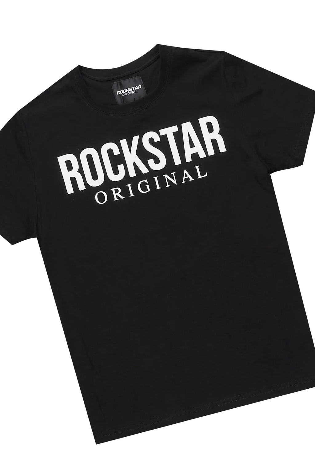 Boys Emilio Black T-Shirt Flare Sweat Pant Set