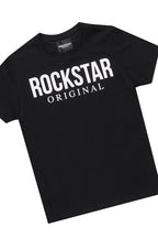 Boys Emilio Black T-Shirt Flare Sweat Pant Set