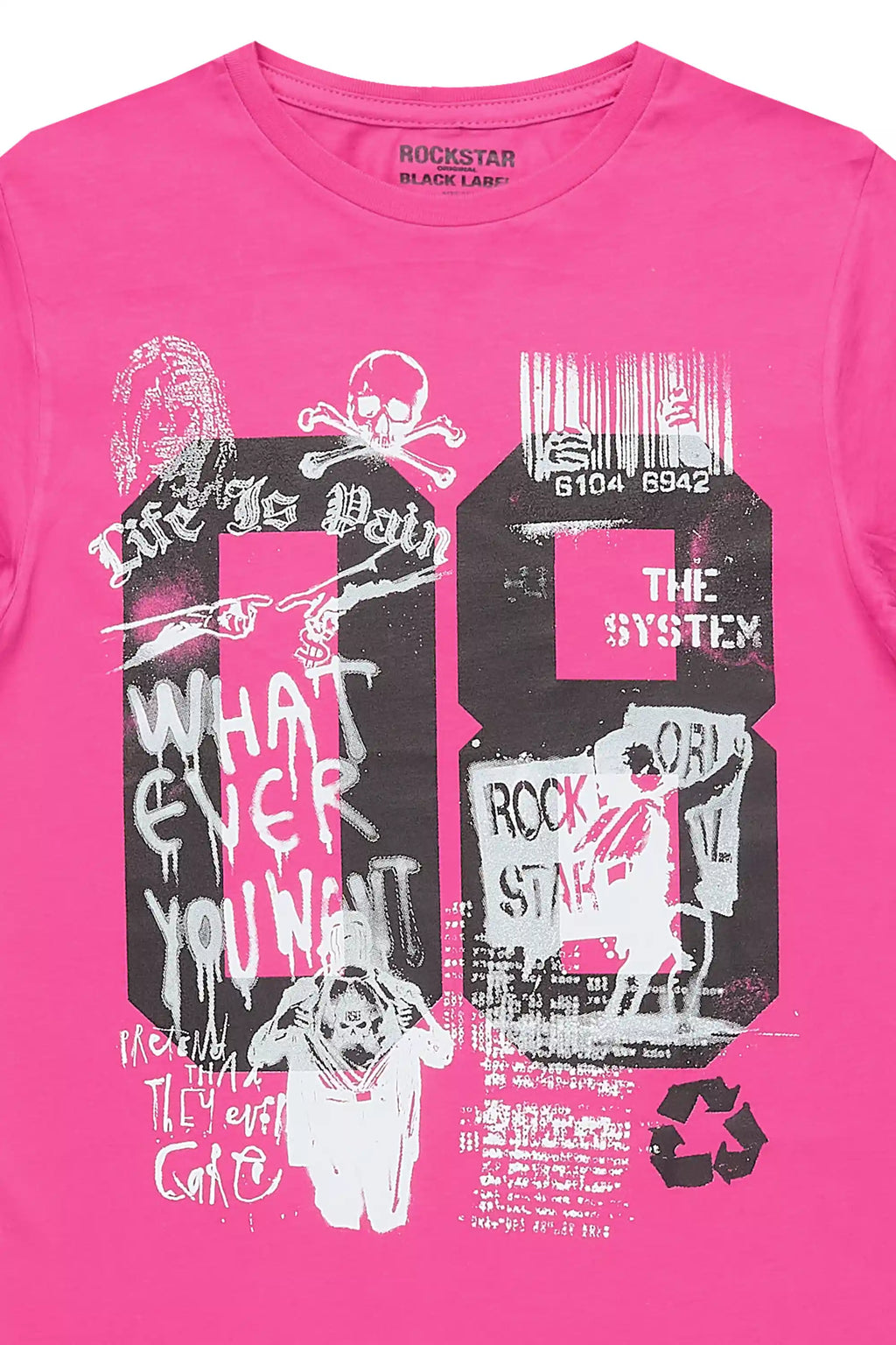 Boys Beau Fuchsia Graphic T-Shirt