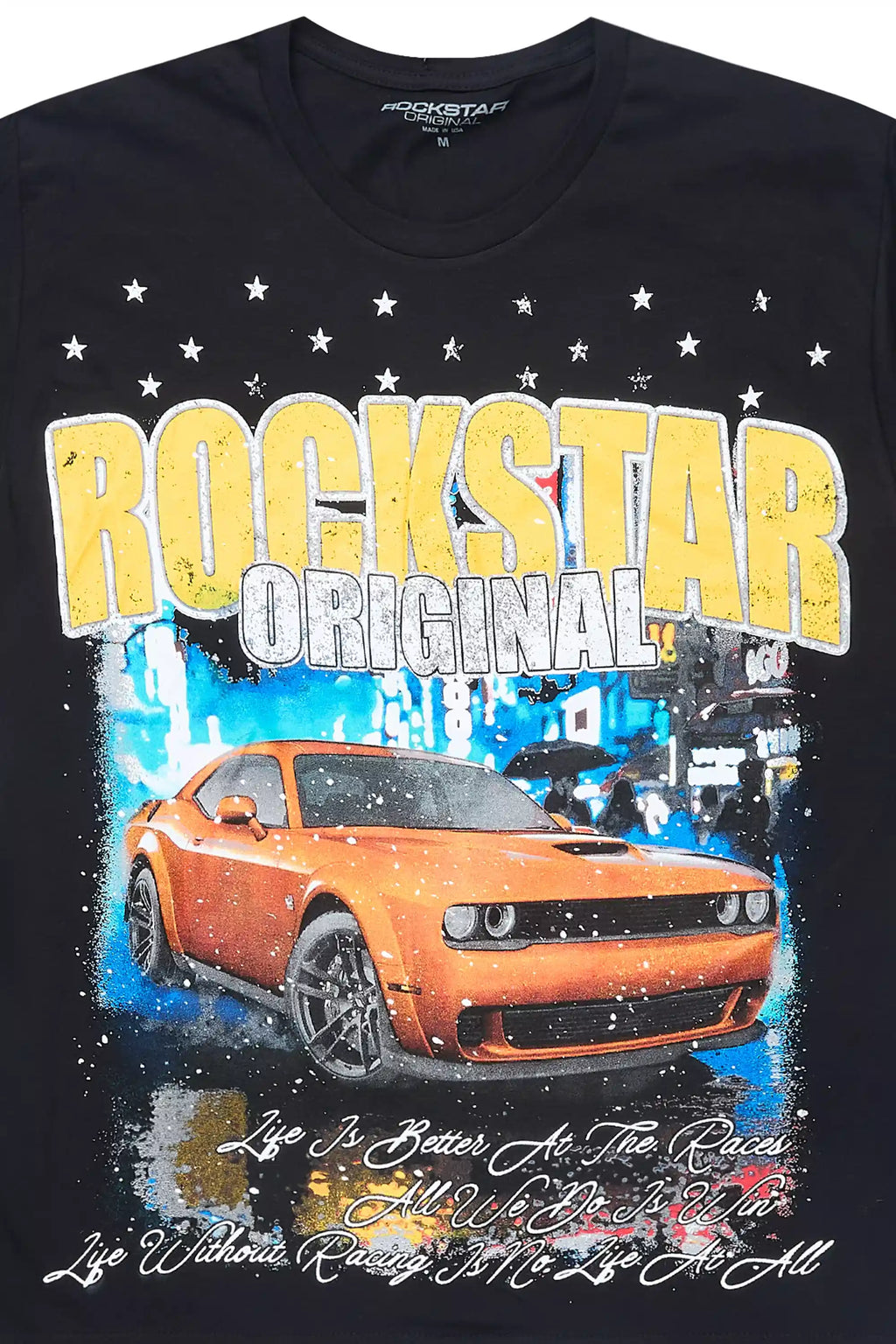 Zerix Black/Multi Oversized Graphic T-Shirt