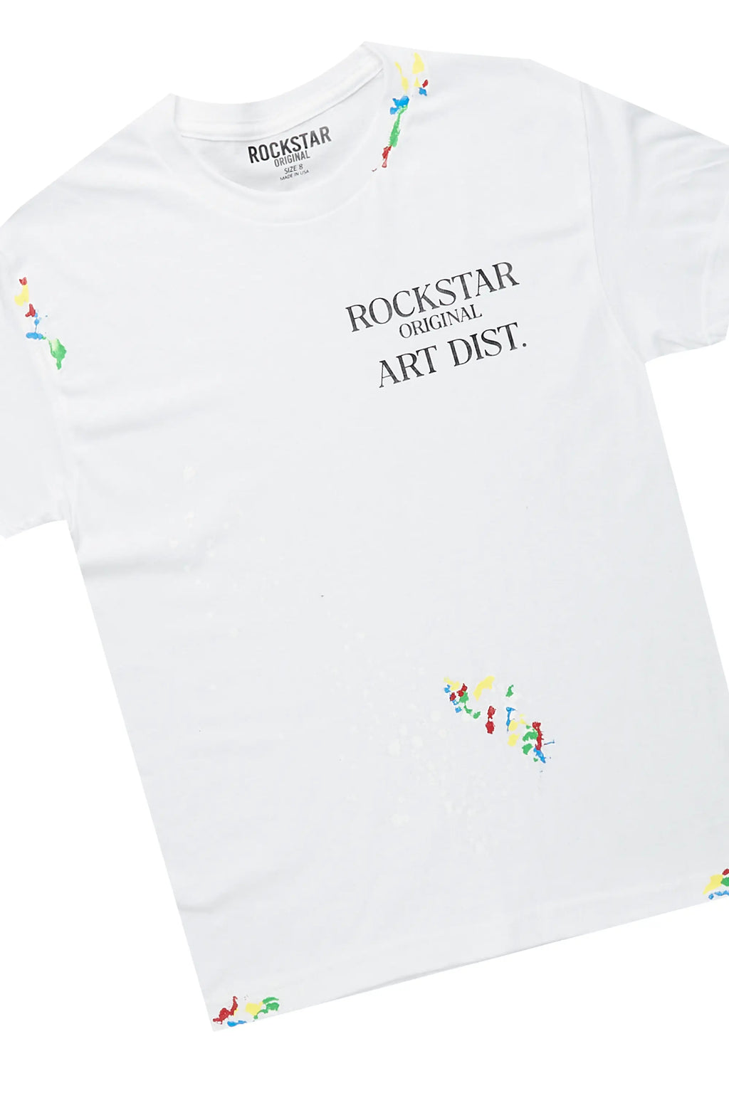 Boys Parry White T-Shirt/Cargo Jean Set