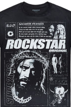 Raith Black Graphic Oversized T-Shirt