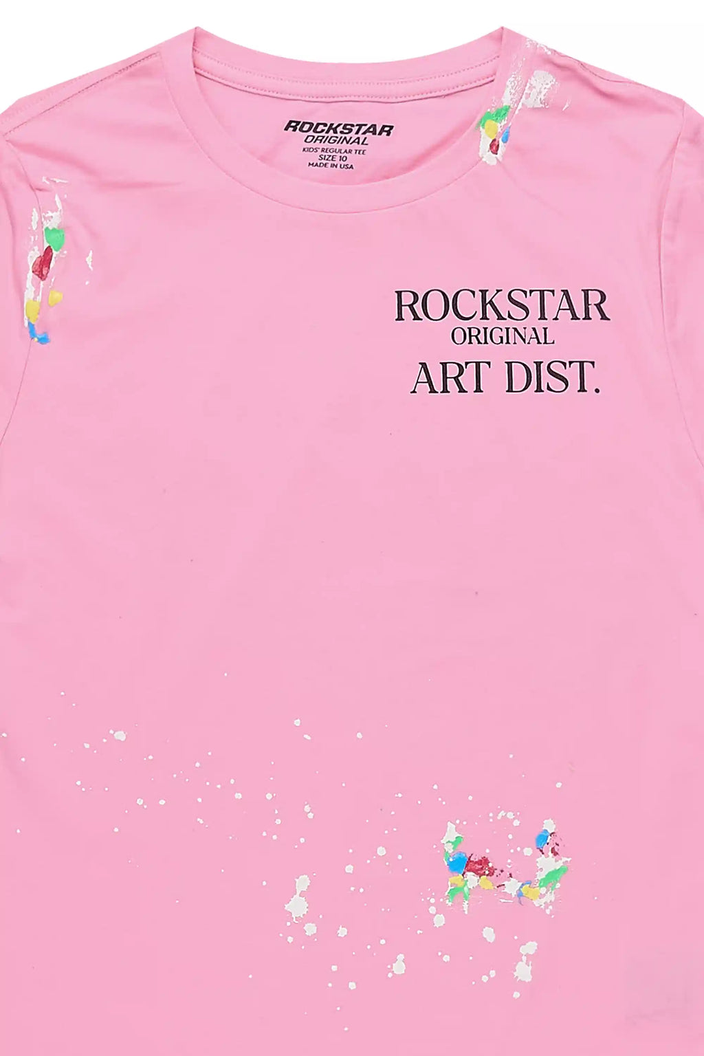 Girls Palmira Light Pink Graphic T-Shirt