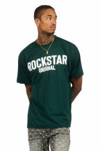 Sana 2.0 Dark Green/White Oversized Graphic T-Shirt