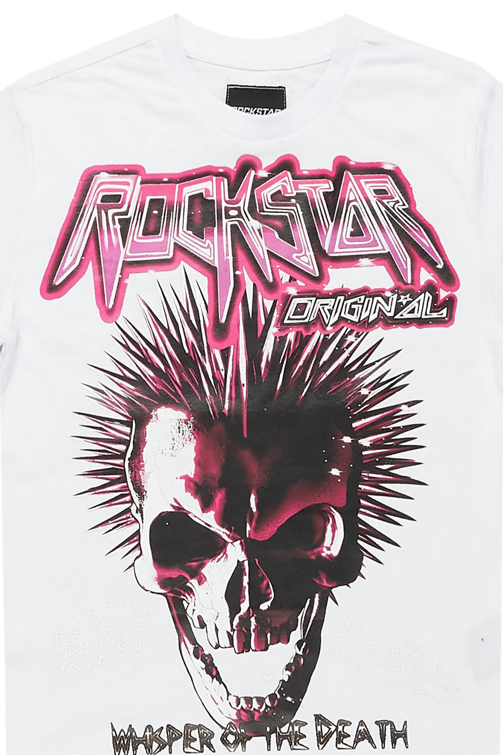 Girls Bastina White Graphic T-Shirt