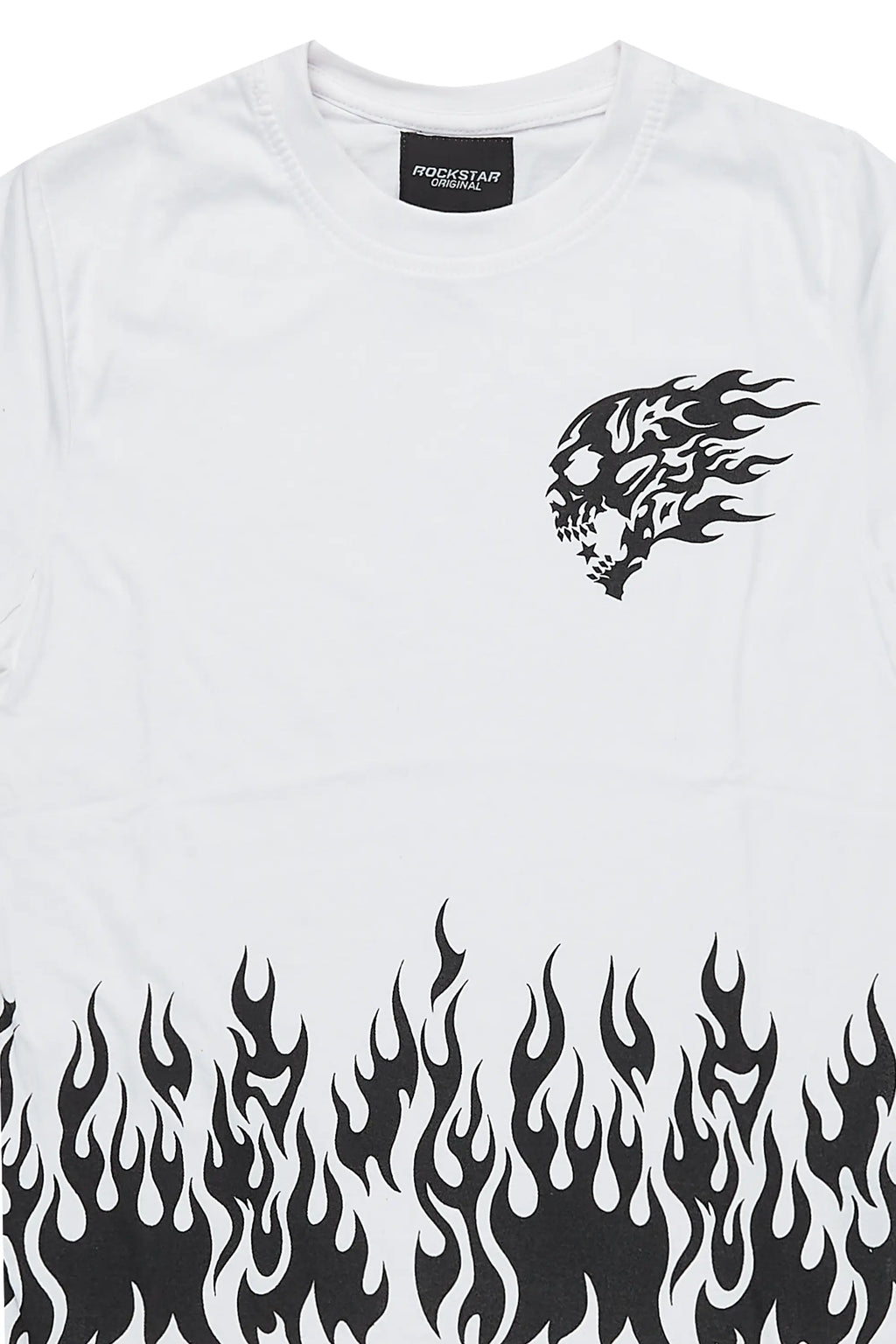 Boys Bubble White Graphic T-Shirt