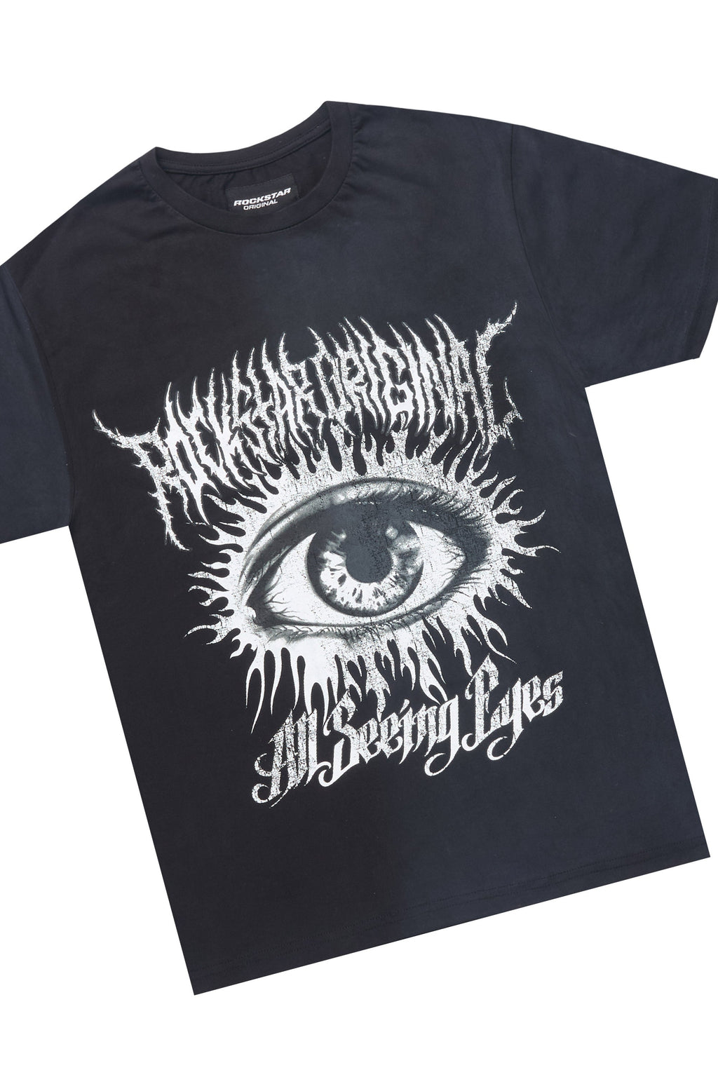 All Seeing Eyes Black T-Shirt/Stacked Flare Track Set