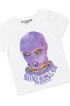 Girls Mura White T-Shirt/Denim Short Set