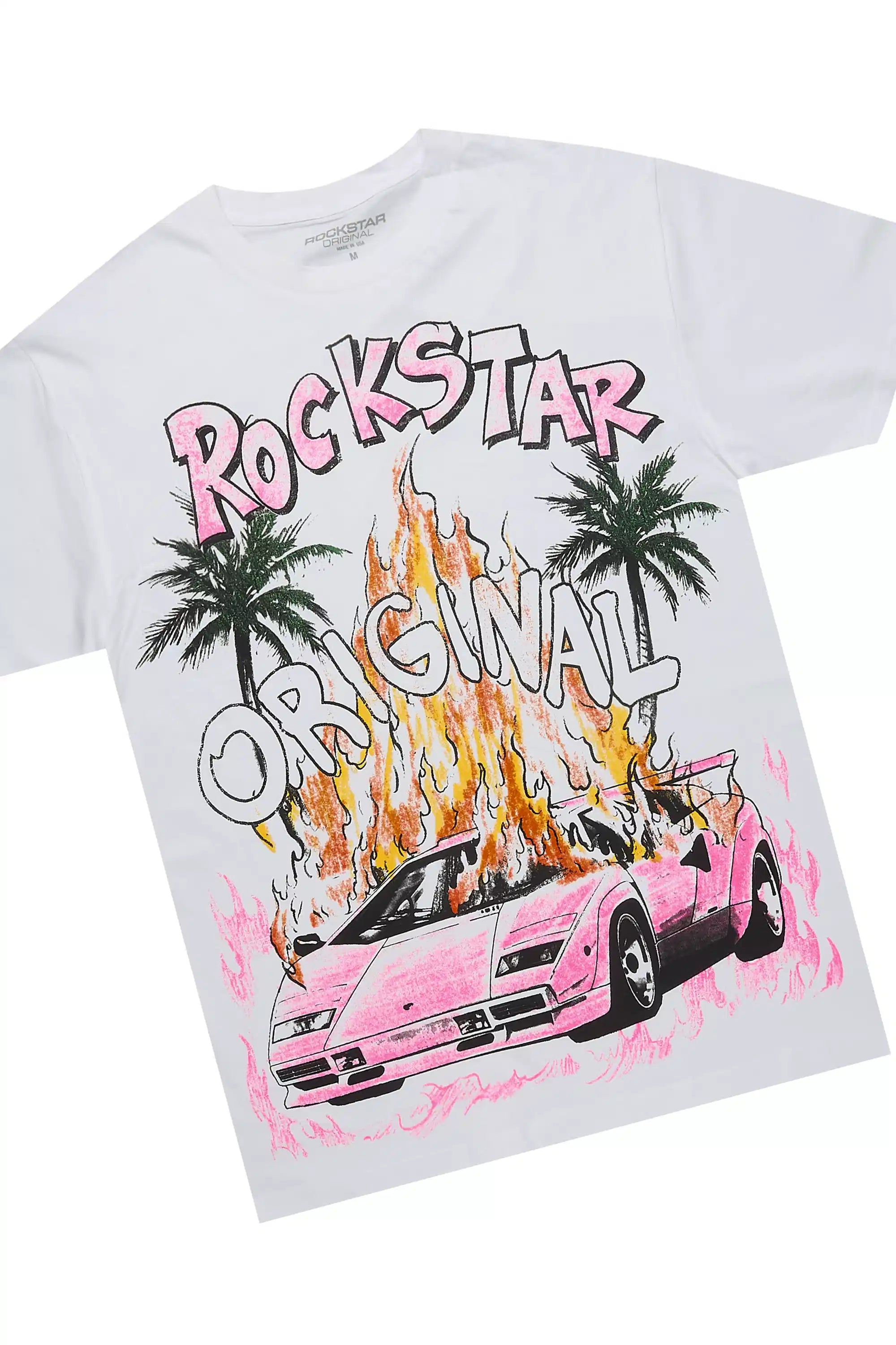 Moniqa White Tee & Phoebe Tinted Dark Wash Jean Set