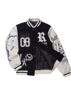 Boys Rune 2.0 Black Varsity Jacket