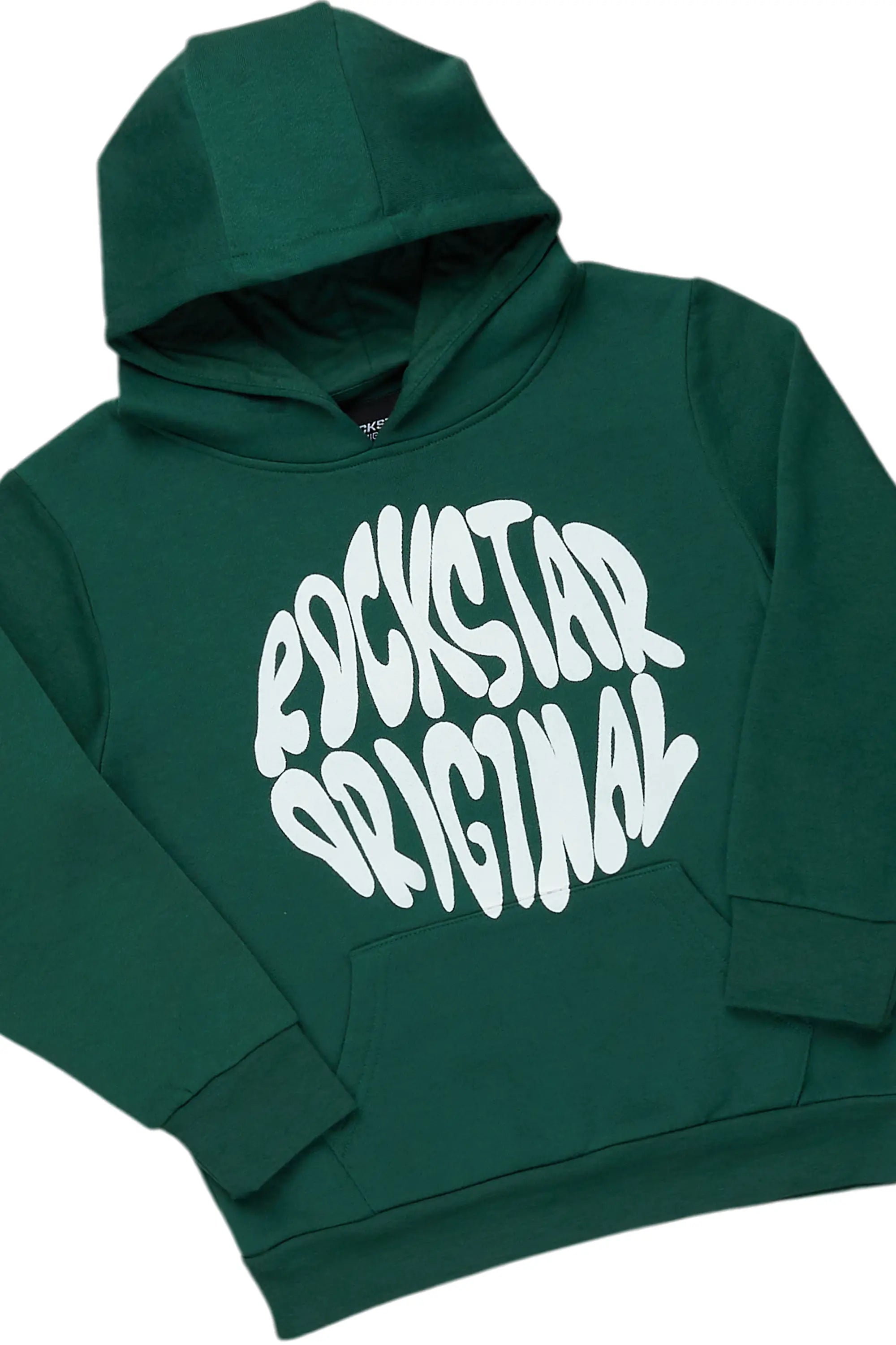 Girls Rayna Green Stacked Pant Set