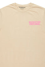 Posse Vintage Sand/Neon Pink Graphic T-Shirt