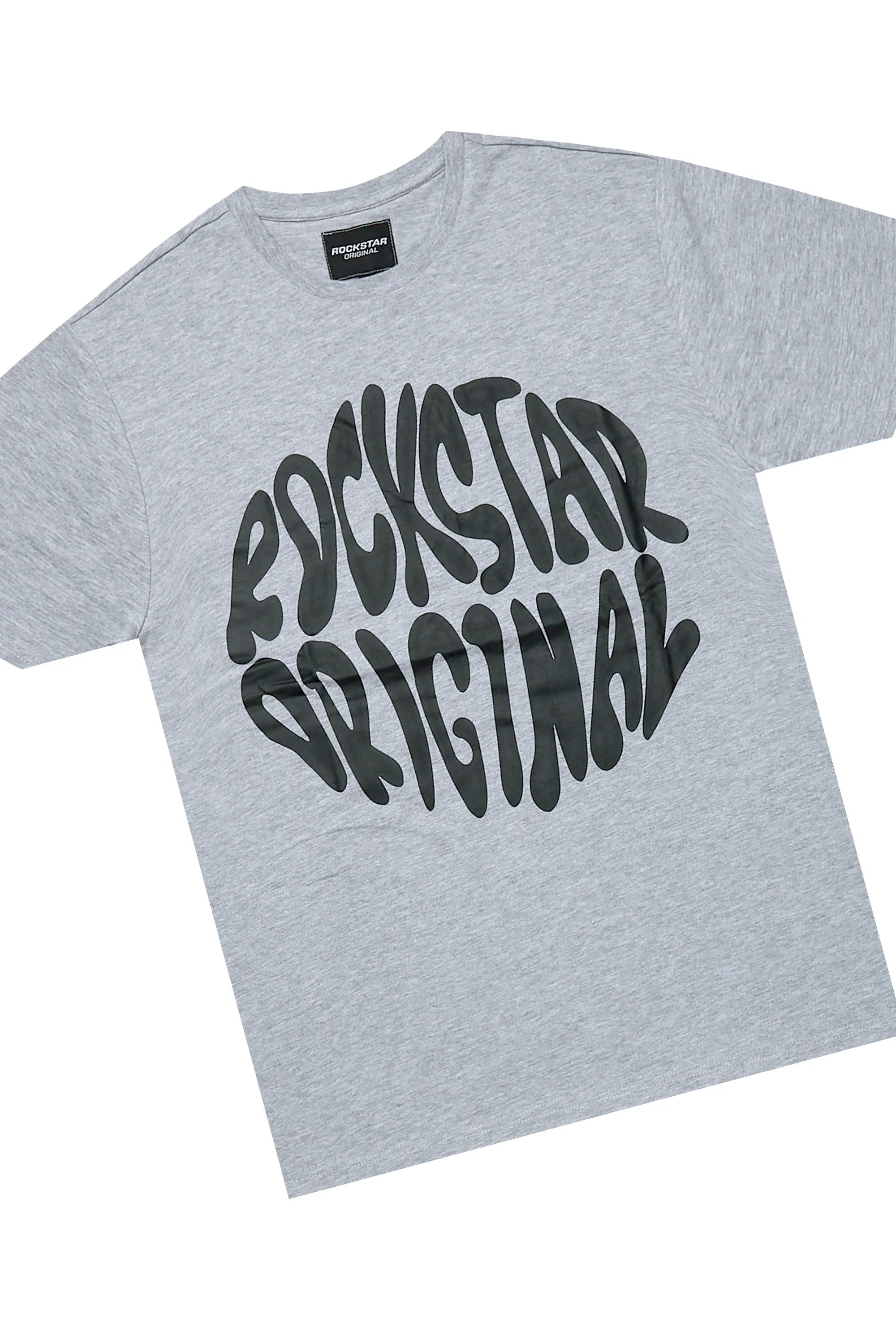 Thierry Heather Grey T-Shirt/Short Set