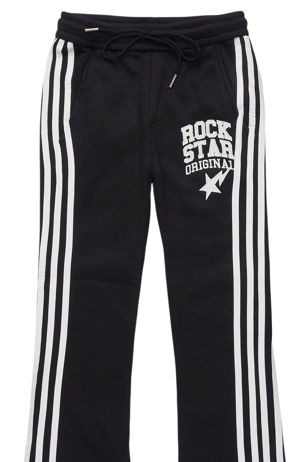 Girls Gerrit  Black  Baggy Stacked Flare Pants