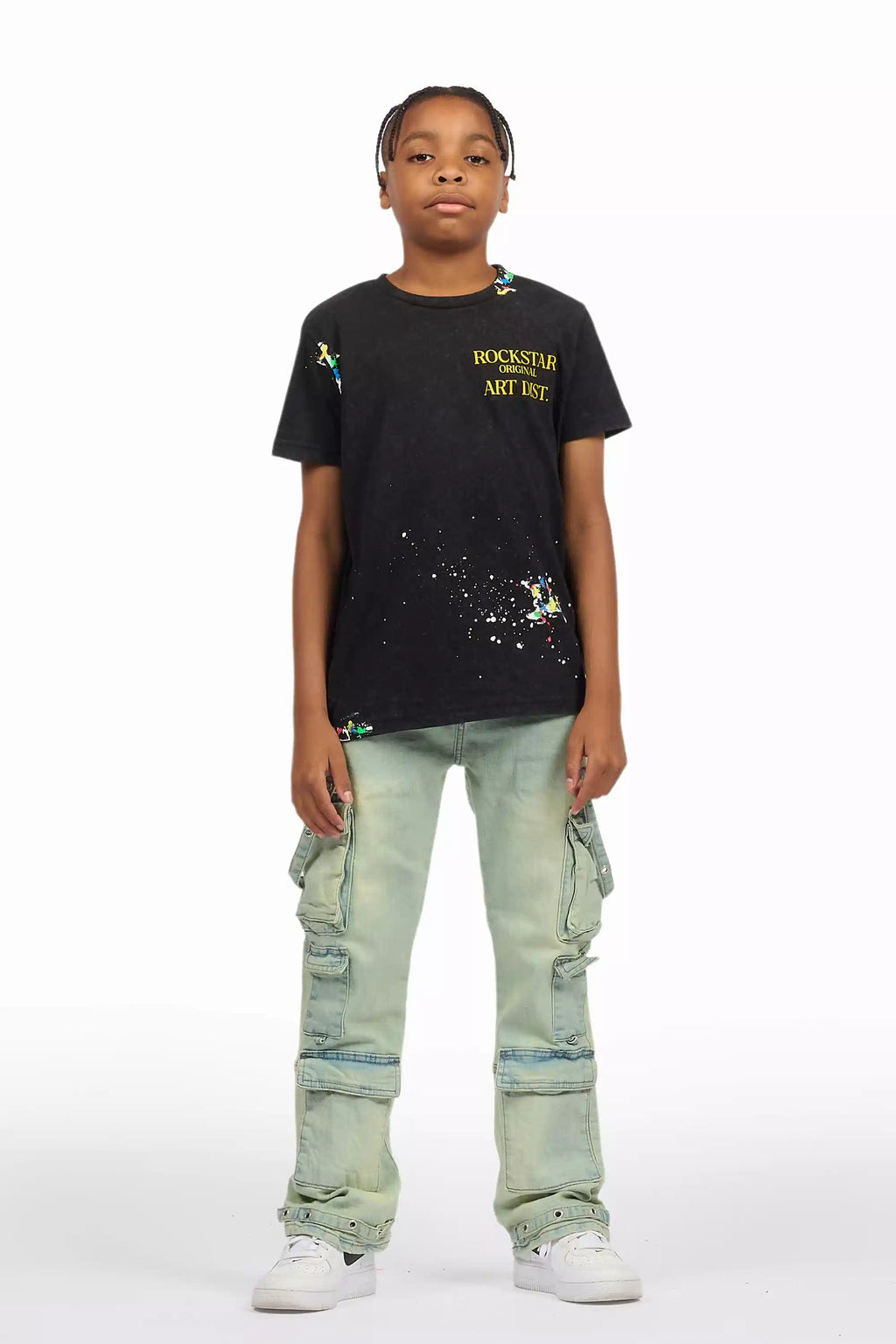 Boys Iggy Ice Blue Flare Jean