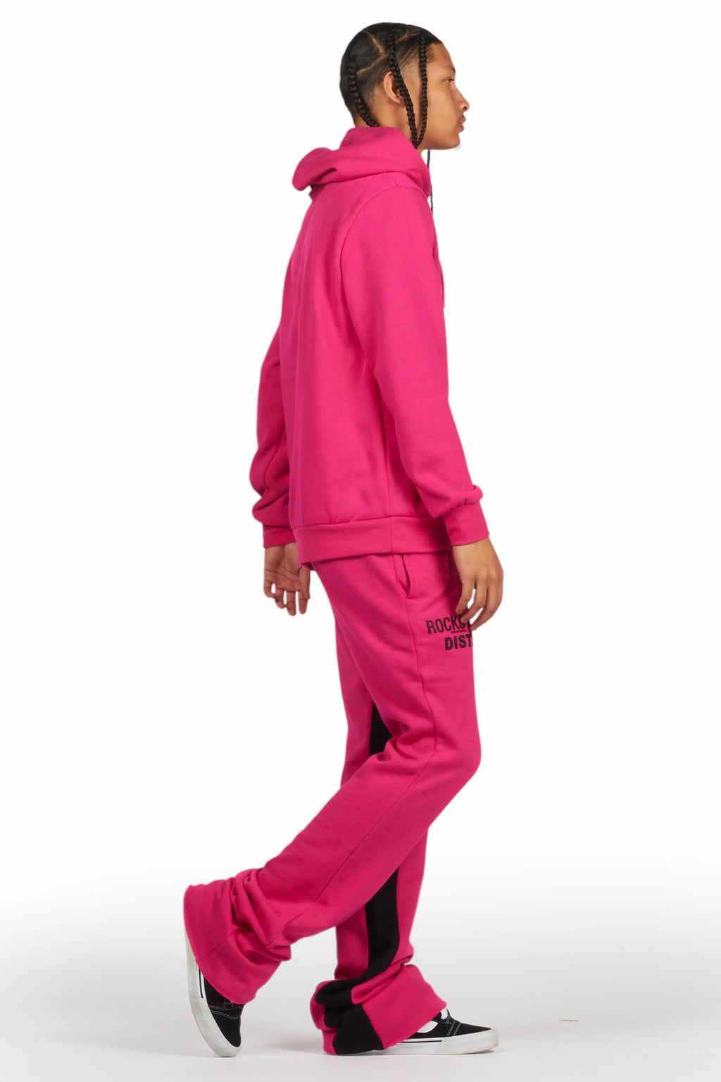 Lake Fuchsia Hoodie/Baggy Track Pant Set