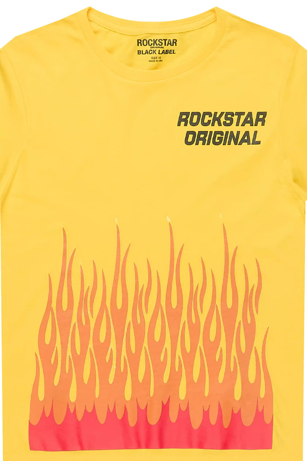 Boys Roeland Yellow/Red Graphic T-Shirt