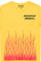 Boys Roeland Yellow/Red Graphic T-Shirt