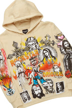 Santos Beige Hoodie/Baggy Track Pant Set