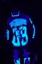 Fields Black/Blue Double Layer Long Sleeve Graphic T-Shirt