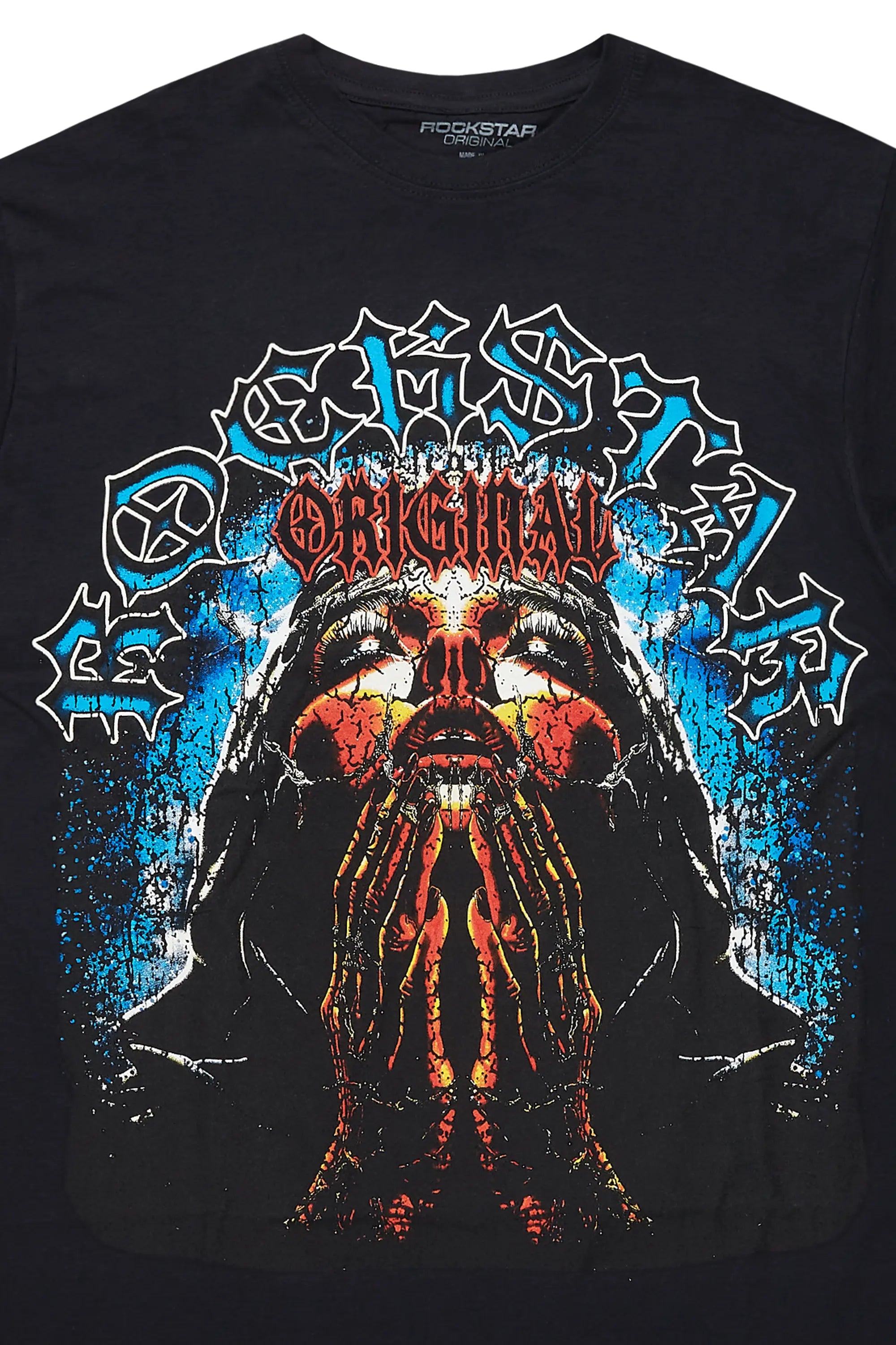 Dallan Black Oversized Graphic T-Shirt