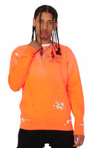 Rockstar Art Dist Orange Crewneck