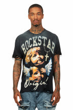 Deiter Black Oversized Graphic T-Shirt