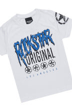 Boys Wizzurd Blue T-Shirt/Stacked Flare Pant Set