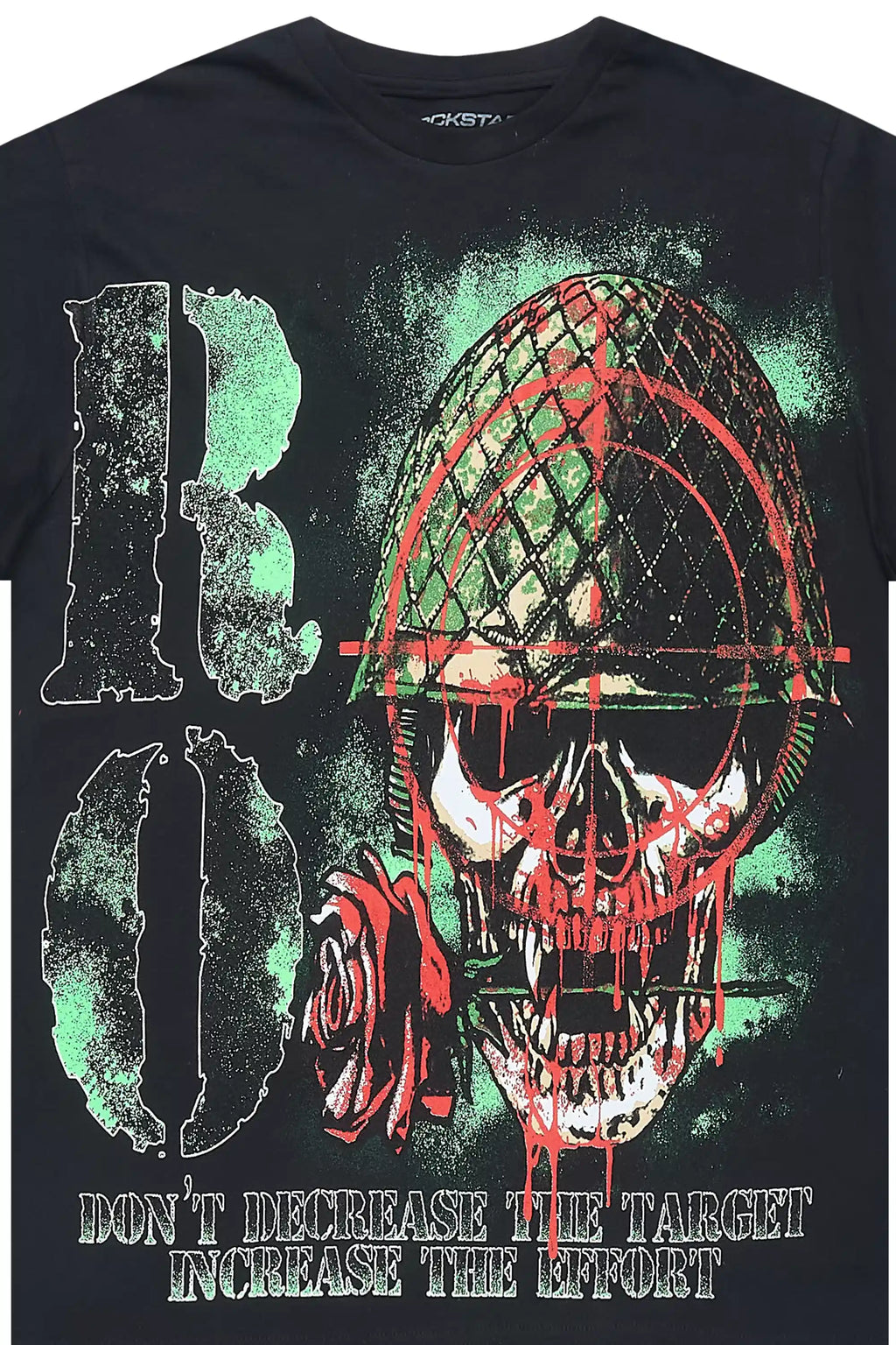 Loletha Black Graphic Short Sleeve Tee