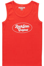 Girls Noir Red Tank Top