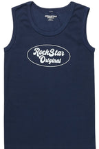 Girls Noir Navy Tank Top