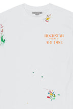 Palmer White/Orange Graphic T-Shirt